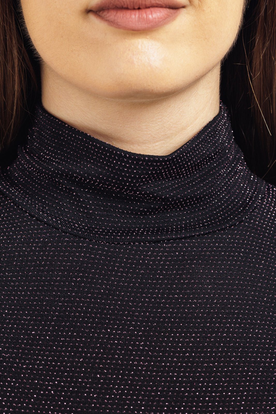 Abito a tunica glitterato