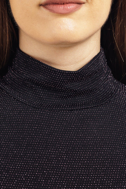 Abito a tunica glitterato