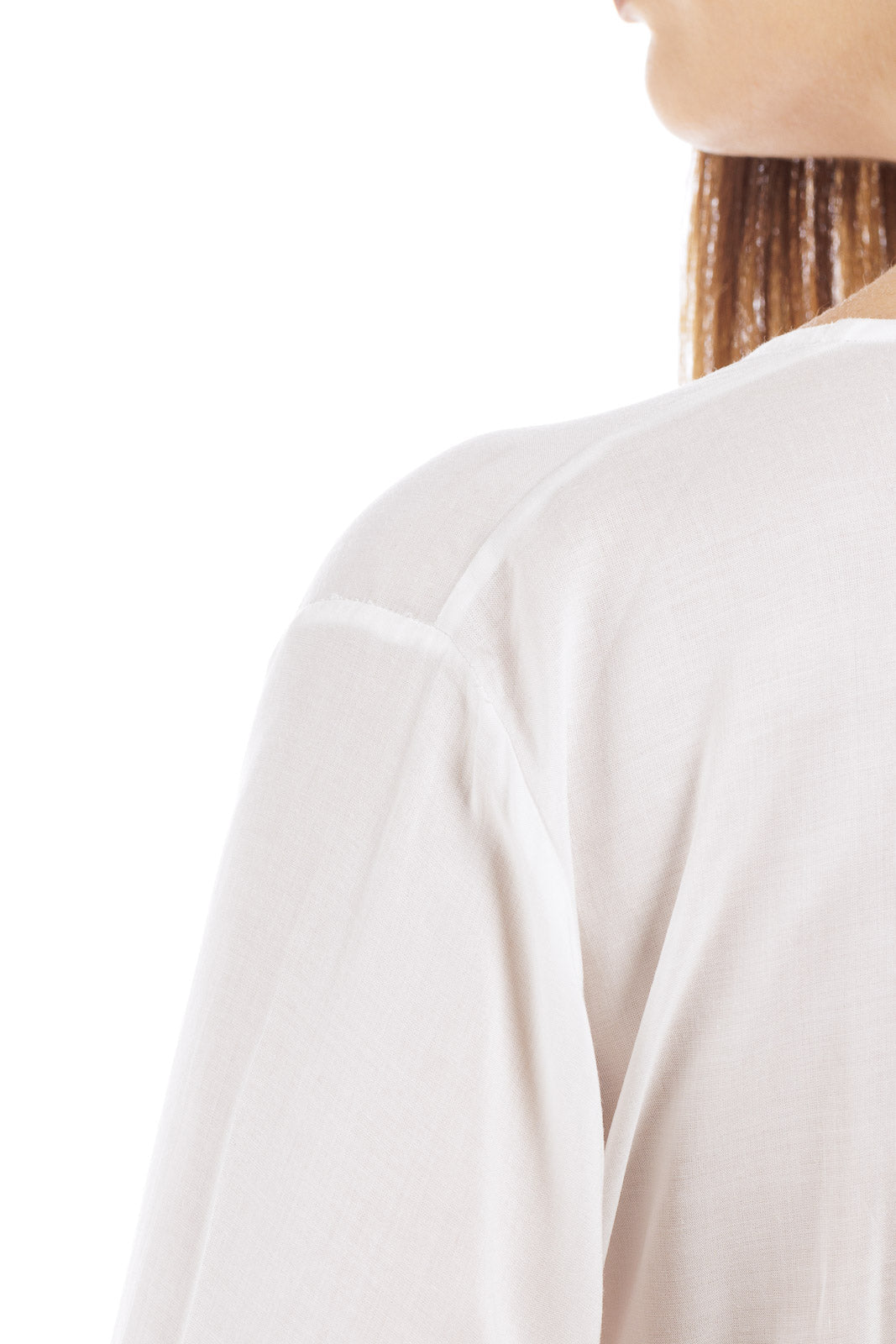 Abito avvolgente in chiffon