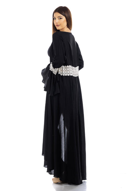 Abito avvolgente in chiffon